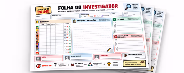 Folha do Investigador